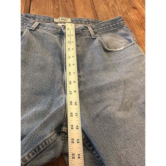 Vintage L.L. Bean 37x32 Classic Fit Blue Jeans Men’s Pants Denim LL Bean Blue - Picture 8 of 15